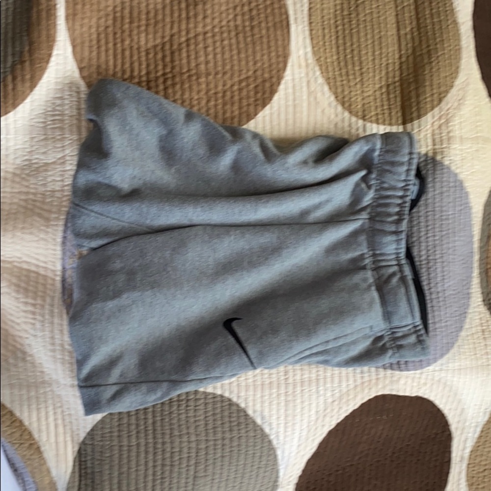 Gray Nike sweatpants